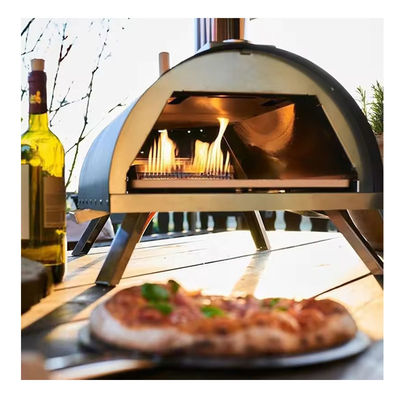 Multi Fuel Portable Countertop Grill with Single Oven and Temprature Control Function