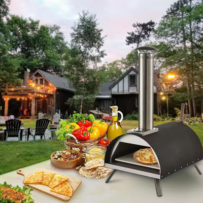 Multi Fuel Portable Countertop Grill with Single Oven and Temprature Control Function