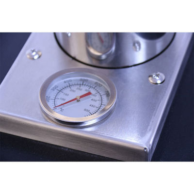 Customized Dual- Outdoor Pizza Baking Stove with Thermometer Spray Black Finishing