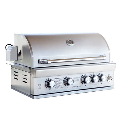 Propane Gas Stainless Steel Multifunction Drop Built in Barbeque Grill for Gas Charcoal