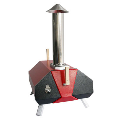 16 Inch Portable Pellet Pizza Maker Stove with Orange Color and Powder Spraying Surface
