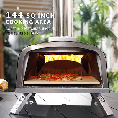Temprature Control Modern Garth Pizza Oven for Pizza Maker Single Freestanding Black