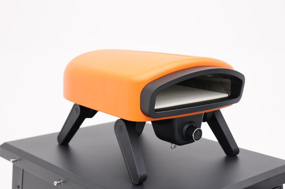 5000W Power Foldable Leg 14 Inch Stainless Steel Pizza Gas Oven for Commercial Baking