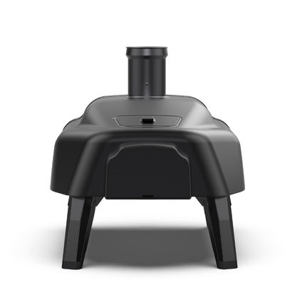 Matte Process Custom Stainless Steel 14" Pellet Rotating Pizza Oven for Outdoor Baking