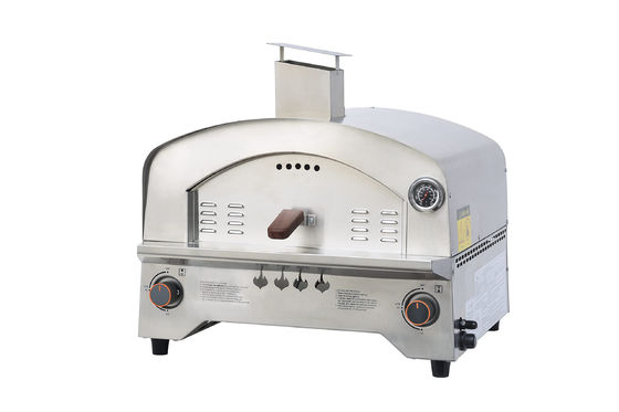 12 Inch Outdoor Backyard Pizza Maker with Stainless Steel Propane Gas Oven Durable