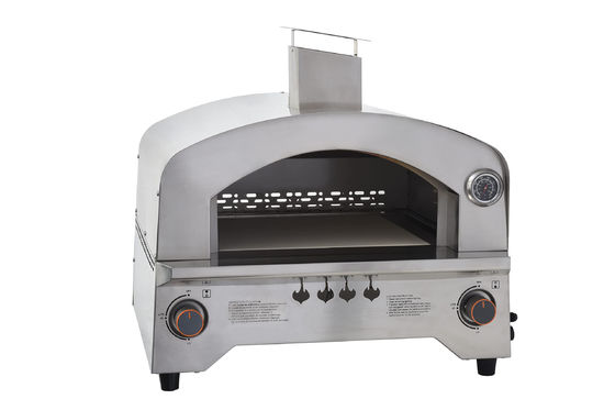 12 Inch Outdoor Backyard Pizza Maker with Stainless Steel Propane Gas Oven Durable