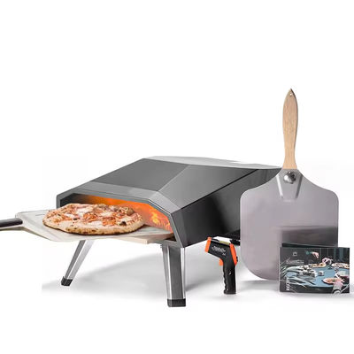 16 Inch Outdoor Grill Toasters Pizza Oven Single Oven with Temprature Control Function