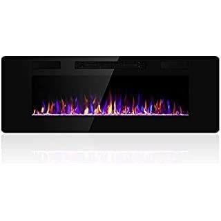 Household Indoor 9 Colors Flame Fire Place Heaters Fireplaces Linear Electric Fireplace Stoves Wall Mounted