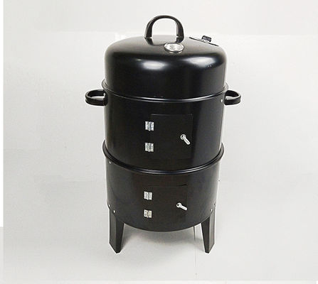 Outdoor Cooking Portable Charcoal BBQ Grill with Heat Indicator and Charcoal Lump Fuel