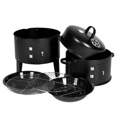 Outdoor Cooking Portable Charcoal BBQ Grill with Heat Indicator and Charcoal Lump Fuel