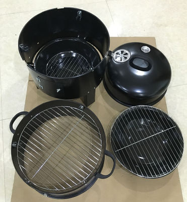 Metal Type Cold Rolled Steel 3 in 1 Portable BBQ Smoke Stove Charcoal Grill Machine