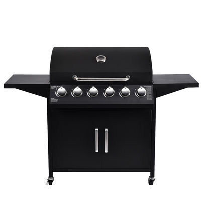 Large 70000btu Barbeque Charcoal Grill Outdoors Kitchen Metal 6 Burners Gas BBQ Grill