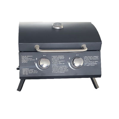 Portable Smokeless BBQ Gas Stove with Griller and Large Capacity Steel Folding Design