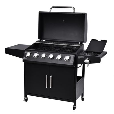 149*55*109 cm Gas Grill And Oven Bbq Stainless Hybrid Grill For Outdoor Barbecue