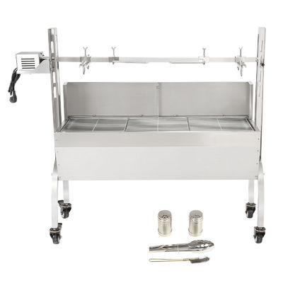 Easily Cleaned Stainless Steel Electric Roast Barbecue Grill for Charcoal Grills