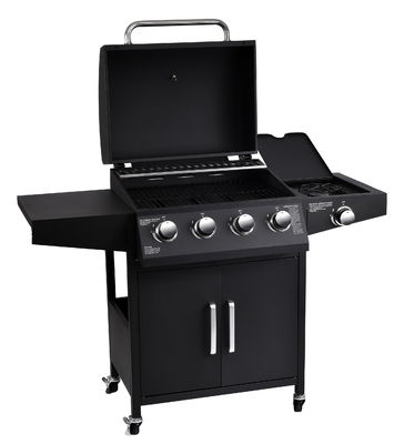 Customer Logo Gas BBQ Grill with Multiple Repurchase 4 1 Burners and Warming Area