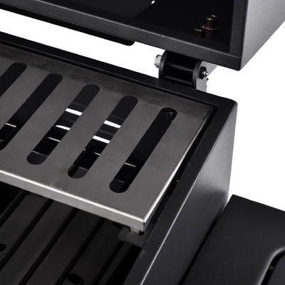 6 Burner Gas Grill with Cabinets and Stainless Steel Barbeque Parking Size 91*69*48cm