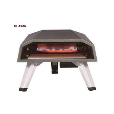 Gas Powered 12inch Portable Kitchen Pizza Maker Baking Machine for Outdoor Commercial