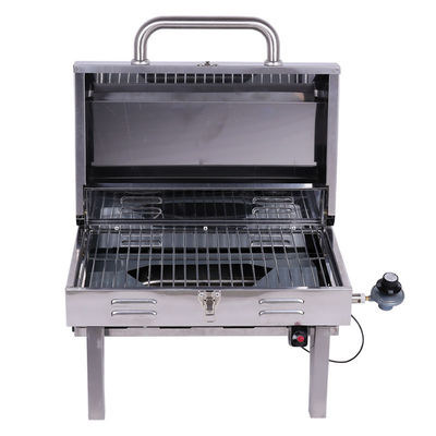 8.7kg Portable Stainless Steel Gas Grill BBQ Grill for Outdoor Camping Compact Design