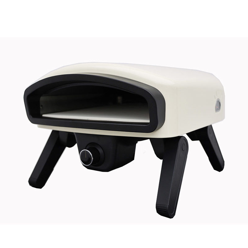 5000W Power Foldable Leg 14 Inch Stainless Steel Pizza Gas Oven for Commercial Baking