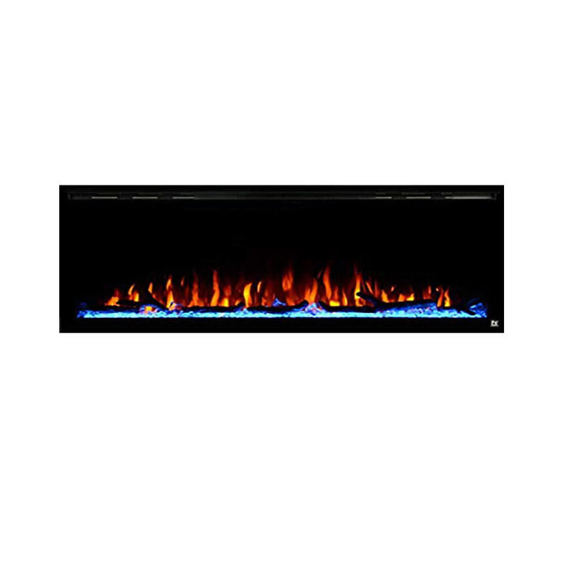 Linear Electric Fireplace Tisch Kamin with Self-Checking Function and 120V Voltage