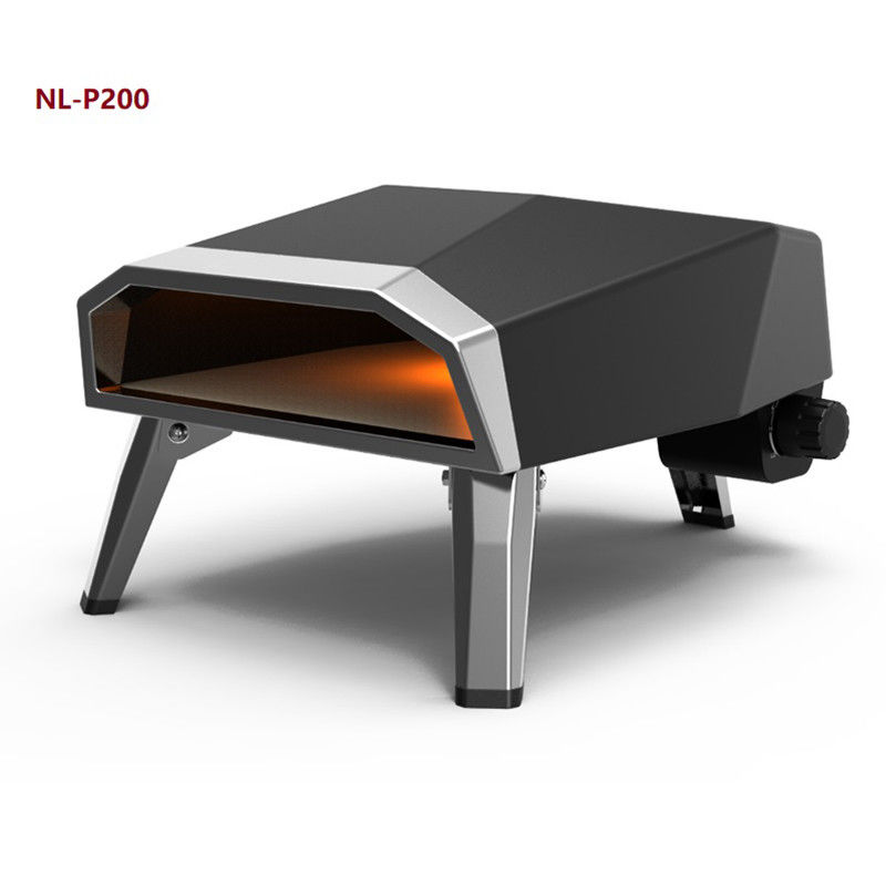 Gas Powered 12inch Portable Kitchen Pizza Maker Baking Machine for Outdoor Commercial